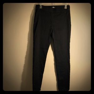 NEW YORK & CO SOHO JEANS HIGH WAIST LEGGINGS BLACK